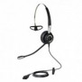 Jabra BIZ 2400 II, Avec fil, BureauCentre d'appels, 54 g, Casque, Noir, Argent