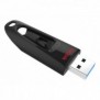 SanDisk Ultra, 256 Go, USB Type-A, 3.2 Gen 1 3.1 Gen 1, 100 Mos, Slide, Noir