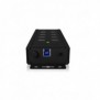 ICY BOX IB-HUB1703-QC3, USB 3.2 Gen 1 3.1 Gen 1 Type-B, USB 3.2 Gen 1 3.1 Gen 1 Type-A, 5000 Mbits, Noir, Aluminium, 0,71 m