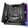 Gigabyte B550I AORUS PRO AX Carte mère - Processeurs AMD Ryzen 5000, VRM 8 phases, jusqu'à 5300 MHz DDR4, 1xPCIe 4.0 + 1xPCIe 3.0 M.2, Wi-Fi 6E, LAN 2.5GbE, USB 3.2 Gen 2, AMD, Emplacement AM4, AMD Ryzen 3000 Series, AMD Ryzen 4000 Series, AMD Ryzen