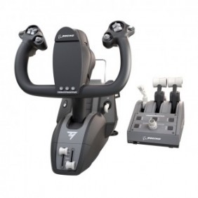 ThrustMaster TCA Yoke Pack Boeing Edition, Fightstick, PC, Xbox, Xbox One, Xbox One S, Xbox One X, Xbox Series S, Xbox Series X, Avec fil, USB, Noir, Gris, Cable