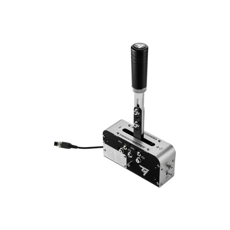 ThrustMaster 4060306, Frein à main, PC, PlayStation 4, PlayStation 5, Xbox One, Xbox One S, Xbox One X, Xbox Series S, Xbox Series X, Avec fil, USB, Noir, Argent, Métal