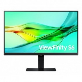 Samsung Écran PC Professionnel 24" ViewFinity S6 S60UD QHD 100Hz, 61 cm 24", 2560 x 1440 pixels, Quad HD, LED, 5 ms, Noir