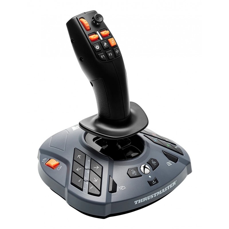ThrustMaster SimTask FarmStick X, 33 boutons, H.E.A.R.T, 23 x 19 x 18.5 cm, 858 g, Joystick, PC, Xbox Series S, Xbox Series X, Avec fil, USB 2.0, USB Type-C, Noir