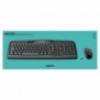 Logitech Wireless Combo MK330, Taille réelle 100 %, Sans fil, USB, QWERTY, Noir, Souris incluse