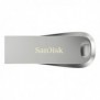 SanDisk Ultra Luxe, 256 Go, USB Type-A, 3.2 Gen 1 3.1 Gen 1, 150 Mos, Sans capuchon, Argent