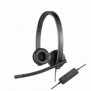 Logitech Casque H570e Confortable, abordable et construit pour durer, Avec fil, BureauCentre d'appels, 31,5 - 20000 Hz, 111 g, Casque, Noir