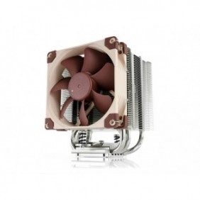 Noctua NH-U9S, Refroidisseur, 9,2 cm, 400 trmin, 2000 trmin, 78,9 m³h, Marron, Métallique