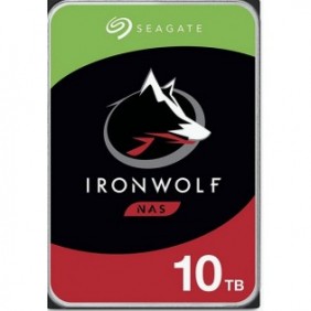 Seagate IronWolf ST10000VN000, 10 To, 7200 trmin, 256 Mo, 3.5", Série ATA III