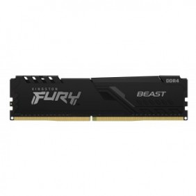 Kingston FURY Beast 8Go 3600MTs DDR4 CL17 DIMM Black, 8 Go, 1 x 8 Go, DDR4, 288-pin DIMM
