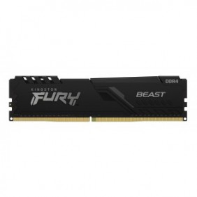 Kingston FURY Beast 8Go 3200MTs DDR4 CL16 DIMM Black, 8 Go, 1 x 8 Go, DDR4, 288-pin DIMM