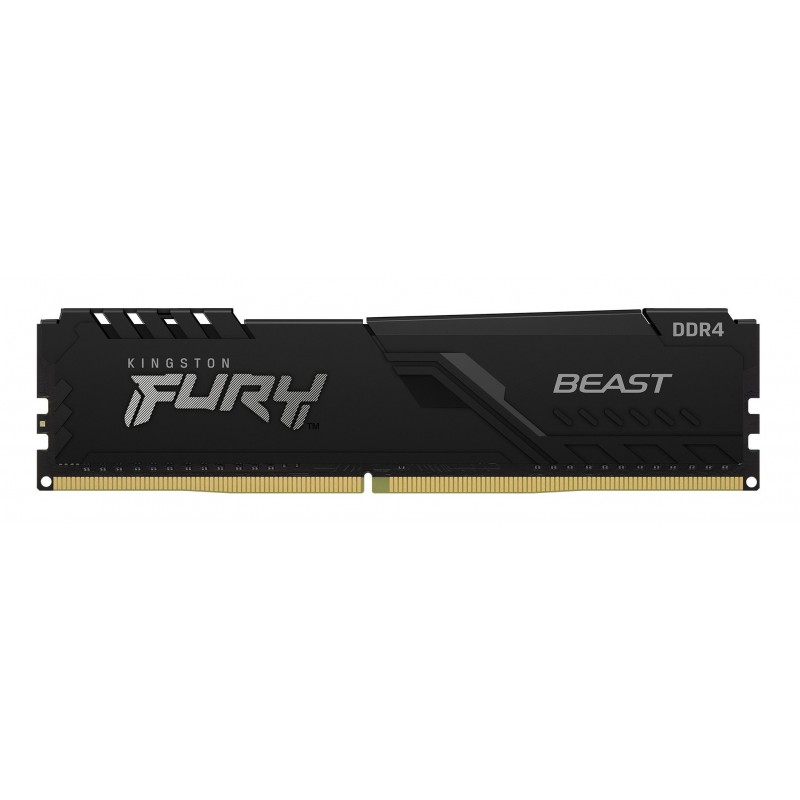Kingston FURY Beast 8Go 3200MTs DDR4 CL16 DIMM Black, 8 Go, 1 x 8 Go, DDR4, 288-pin DIMM