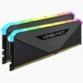 Corsair Vengeance RGB CMN16GX4M2Z3200C16, 16 Go, 2 x 8 Go, DDR4, 3200 MHz, 288-pin DIMM, Noir