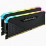Corsair Vengeance RGB , 32 Go, 2 x 16 Go, DDR4, 3200 MHz, 288-pin DIMM, Noir