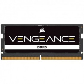Corsair Vengeance CMSX32GX5M1A4800C40, 32 Go, 1 x 32 Go, DDR5, 4800 MHz, 262-pin SO-DIMM, Noir