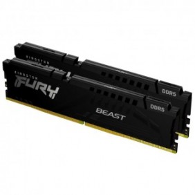 Kingston FURY Beast 64 Go 5600 MTs DDR5 CL36 DIMM Kits de 2 Black EXPO, 64 Go, 2 x 32 Go, DDR5, 288-pin DIMM