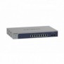 Netgear 8-Port Multi-Gigabit10G Ethernet Smart Switch with 2 SFP+ Ports , Géré, L2+, 10G Ethernet 100100010000, Grille de montage