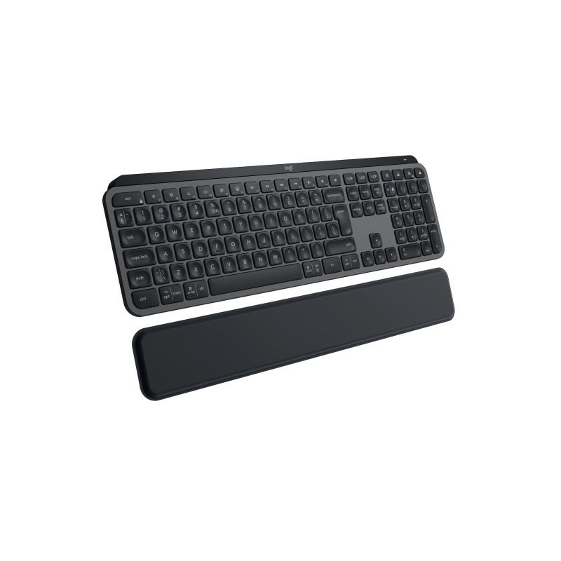 Logitech Master MX Keys S, Sans fil, Bluetooth, Commutateur de touche « ciseaux », QWERTY, LED, Graphite