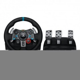 Logitech G 941-000112, Volant + pédales, PC, PlayStation 4, PlayStation 5, Playstation 3, Croix directionnelle, Analogique, Avec fil, USB