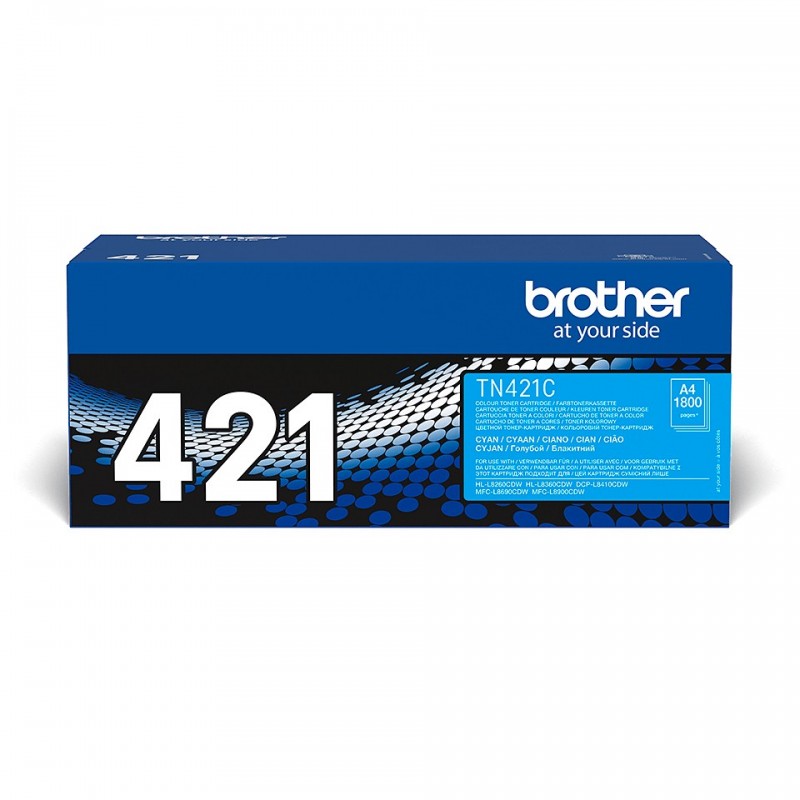 Brother TN-421C - Cartouche de toner originale – Cyan, Cyan, 1 pièce