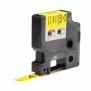 Dymo Rhino Étiquettes en vinyle industrielles | 12 mm x 5,5 m | autocollantes impression en noir sur fond jaune | pour étiqueteuses Rhino et LabelManager, Noir sur jaune, Multicolore, Vinyl, -40 - 80 C, UL 969, DYMO