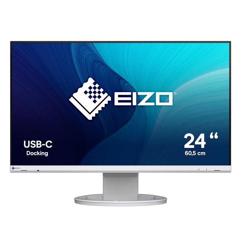 EIZO FlexScan EV2480-WT, 60,5 cm 23.8", 1920 x 1080 pixels, Full HD, LCD, 5 ms, Blanc