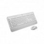 Logitech 920-011022, Sans fil, Bluetooth, Clavier à membrane, QWERTZ, Blanc, Souris incluse