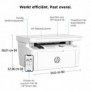 HP LaserJet MFP M140w Printer - Laser - Impression mono - 600 x 600 DPI - A4 - Impression directe - Blanc
