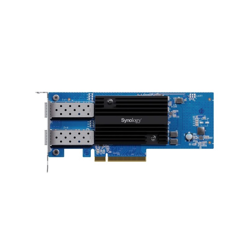 Synology E25G30-F2, Interne, Avec fil, PCI Express, Ethernet, 3125 Mbits, Bleu