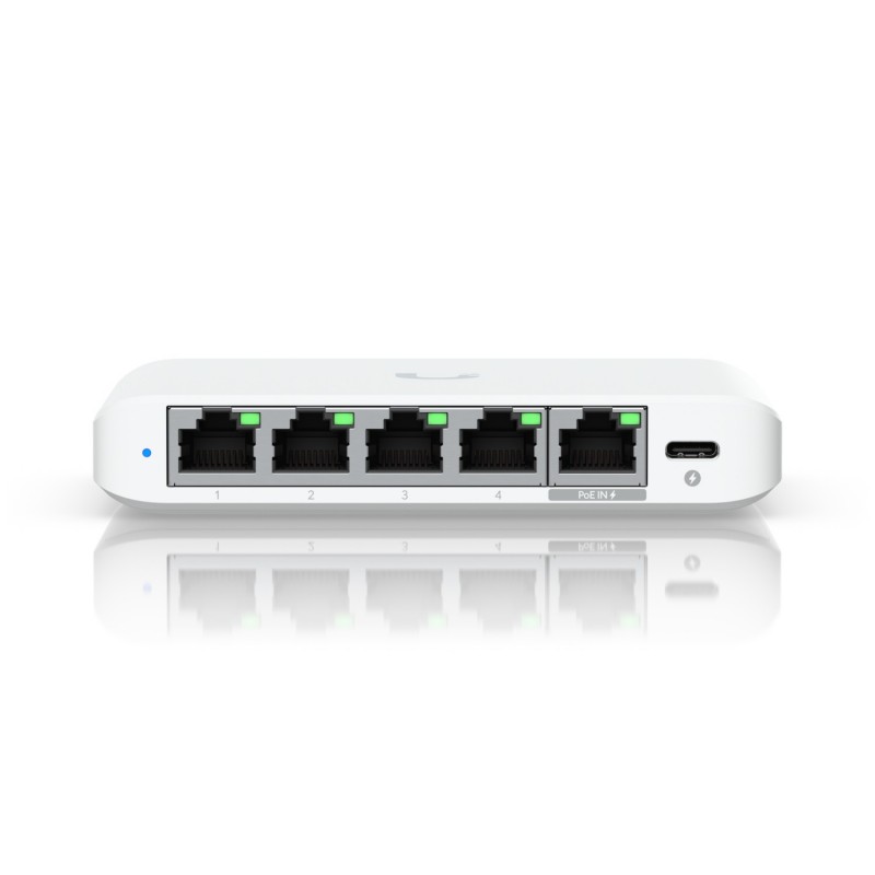 Ubiquiti UniFi Flex Mini 2.5G, Géré, 2.5G Ethernet 10010002500, Connexion Ethernet, supportant l'alimentation via ce port , Bureau