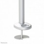 Neomounts FPMA-D935DG Support d'écran à fixer 10-27", Passe-câble, 6 kg, 25,4 cm 10", 68,6 cm 27", 100 x 100 mm, Argent