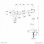 Neomounts NM-D135WHITE Support d'écran à fixer 10-30", Collier de serrage passe-fil, 8 kg, 25,4 cm 10", 76,2 cm 30", 100 x 100 mm, Blanc