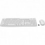 Logitech MK295 Silent, Taille réelle 100 %, Avec fil, RF sans fil, QWERTZ, Blanc, Souris incluse