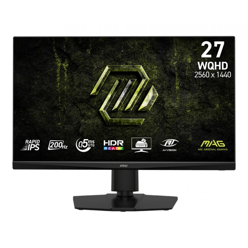 MSI MAG 272QPF E20, 68,6 cm 27", 2560 x 1440 pixels, Wide Quad HD, LED, 0,5 ms, Noir