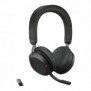 Jabra Evolve2 75, Sans fil, BureauCentre d'appels, 20 - 20000 Hz, 197 g, Casque, Noir