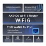 TP-LINK Archer AX72 Pro, Wi-Fi 6 802.11ax, Bi-bande 2,4 GHz 5 GHz, EthernetLAN, Noir, Routeur de bureaupoteau