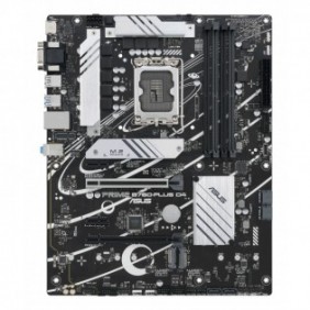 ASUS PRIME B760-PLUS D4, Intel, LGA 1700, Intel® Celeron®, Intel® Pentium® Gold, Intel® Core™ i3, Intel® Core™ i5, Intel® Core™..., LGA 1700, DDR4-SDRAM, 128 Go