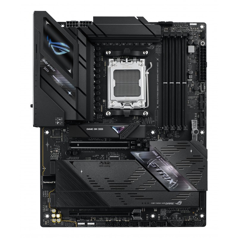 ASUS ROG STRIX B850-F GAMING WIFI7 NEO, AMD, Emplacement AM5, AMD Ryzen 7000 Series, AMD Ryzen 8000 Series, AMD Ryzen 9000 Series, DDR5-SDRAM, 256 Go, DIMM