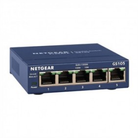 Netgear ProSafe GS105 - Switch - Copper Wire 1 Gbps - External