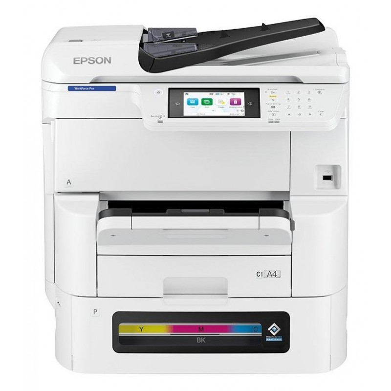 Epson WorkForce Pro EM-C8100RDWF, Jet d'encre, Impression couleur, 4800 x 1200 DPI, A3, Impression directe, Blanc
