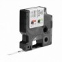 Dymo Rhino Étiquettes Industrielles | polyester permanent | 6 mm x 5,5 m | autocollantes impression en Noir sur fond blanc | pour étiqueteuses Rhino et LabelManager, Noir sur blanc, Multicolore, Polyester, -40 - 150 C, UL 969, DYMO