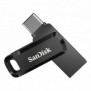 SanDisk Ultra Dual Drive Go, 256 Go, USB Type-A USB Type-C, 3.2 Gen 1 3.1 Gen 1, 150 Mos, Pivotant, Noir