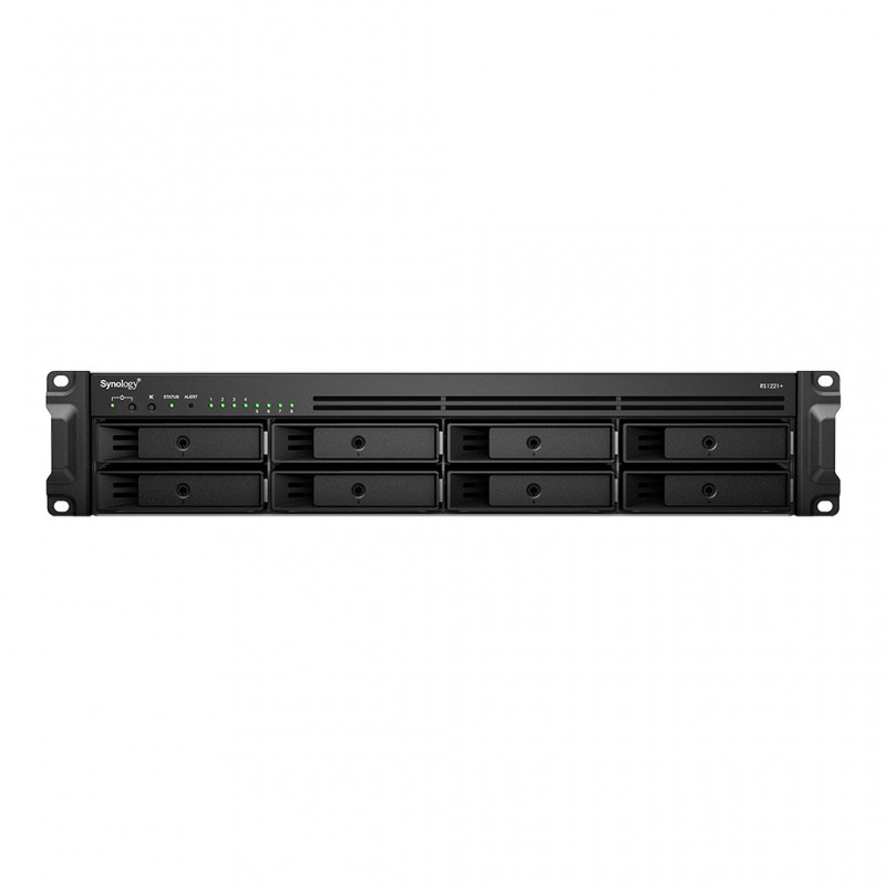 Synology RackStation RS1221+ - NAS - Rack 2 U - Ryzen Embedded - V1500B - 4 Go - DDR4