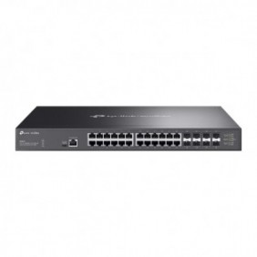 TP-LINK Omada SX3832, Géré, L2L2+, 10G Ethernet 100100010000, Grille de montage, 1U