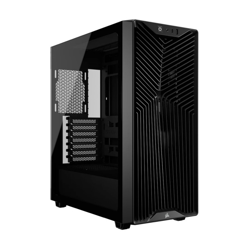 Corsair 3200D RS, Midi Tower, PC, Noir, ATX, Mini-ATX, micro ATX, Plastique, Acier, 16,5 cm