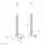 Neomounts AWL29-650BL1 Support pour vidéobarbarre de son VESA - max 15 kg - universel, Mur, 15 kg, Acier, Noir, Mur, Chine