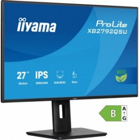 Iiyama ProLite XB2792QSU-B1, 68,6 cm 27", 2560 x 1440 pixels, Quad HD, LED, 3 ms, Noir