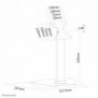 Neomounts FPMA-D1500SILVER Support d'écran à poser 10-32", Autonome, 10 kg, 25,4 cm 10", 81,3 cm 32", 100 x 100 mm, Argent