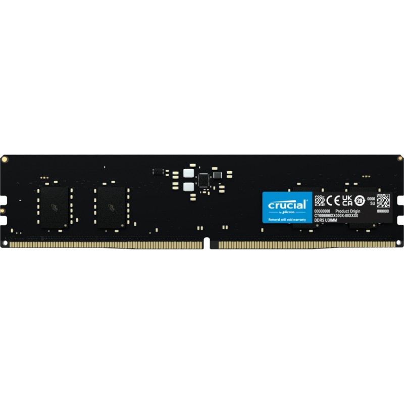 Crucial CT8G48C40U5, 8 Go, 1 x 8 Go, DDR5, 4800 MHz, 288-pin DIMM