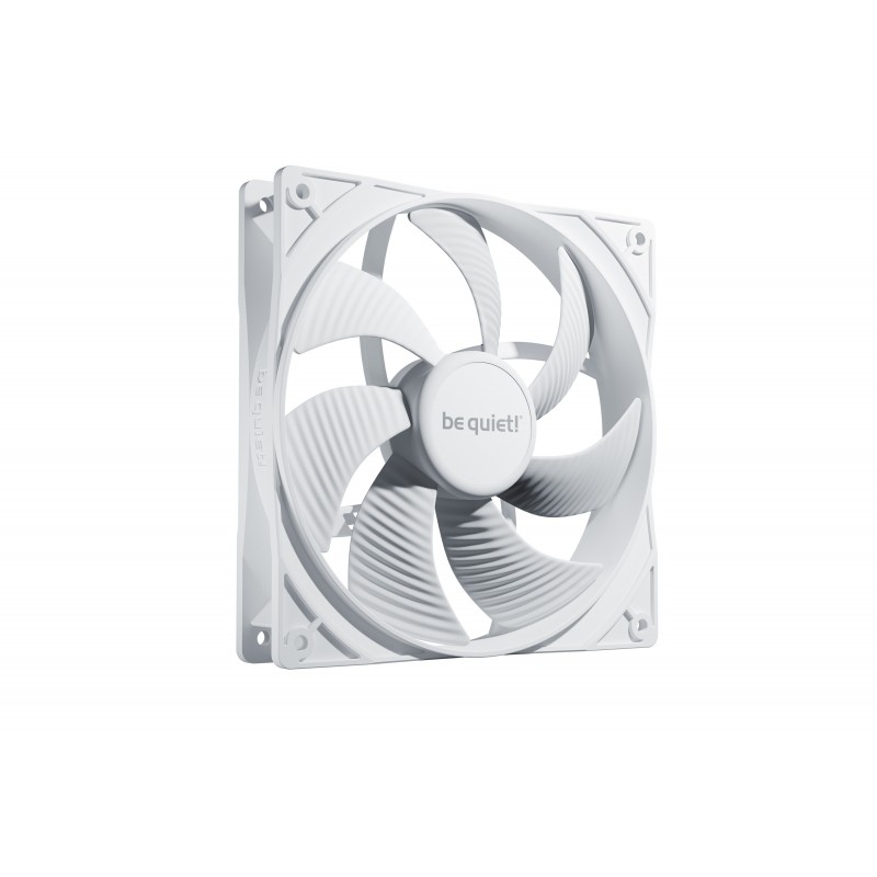 Be Quiet! Pure Wings 3 140 mm PWM | Ventilateur PC White, Ventilateur, 14 cm, 1200 trmin, 97,5 m³h, Blanc